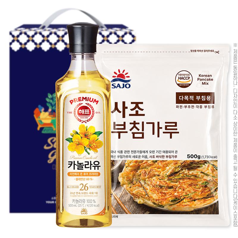해표카놀라유 사조부침가루500g(2종) W002960
